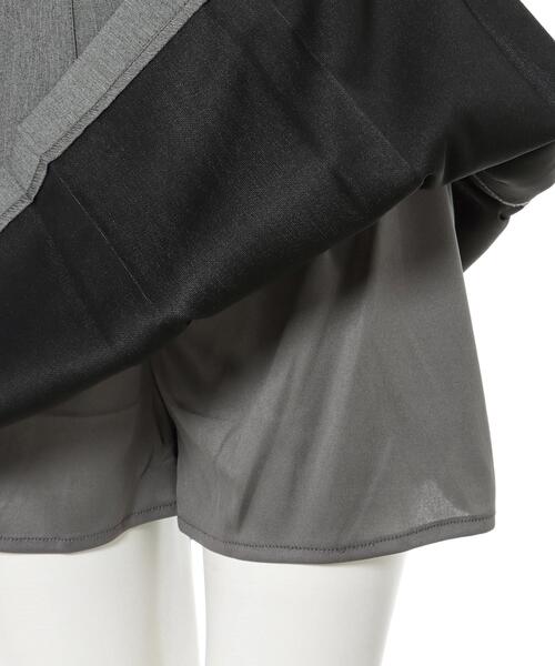 INGNI（イング）の「合皮ベルト付プリーツミニスカパン（スカート・レディース・ブラック/グレー・FREE）」の13枚目の写真