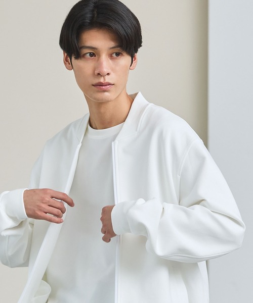 ESSENTIALS WARDROBE(エッセンシャルワードローブ)の「コットンポンチMA-1ブルゾン(MA-1・メンズ・ブラック/ホワイト/ライトグレー・XL/S/M/L)」の6枚目の写真