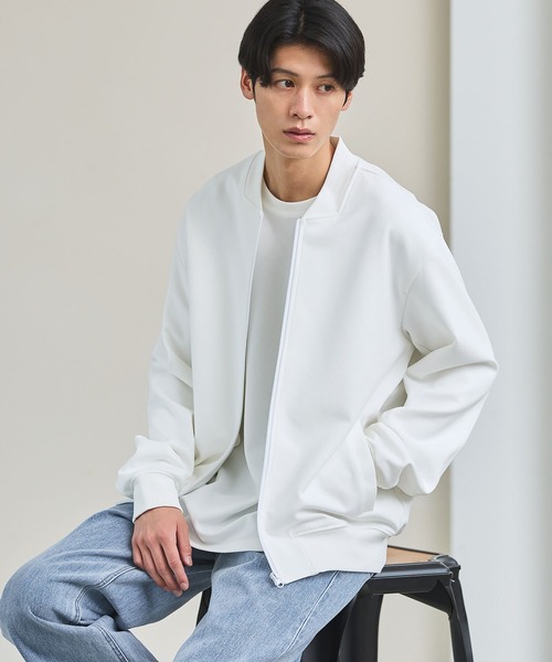 ESSENTIALS WARDROBE(エッセンシャルワードローブ)の「コットンポンチMA-1ブルゾン(MA-1・メンズ・ブラック/ホワイト/ライトグレー・XL/S/M/L)」の8枚目の写真