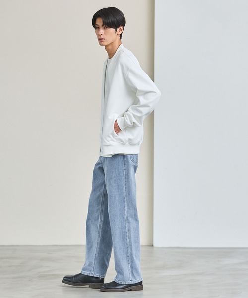 ESSENTIALS WARDROBE(エッセンシャルワードローブ)の「コットンポンチMA-1ブルゾン(MA-1・メンズ・ブラック/ホワイト/ライトグレー・XL/S/M/L)」の12枚目の写真