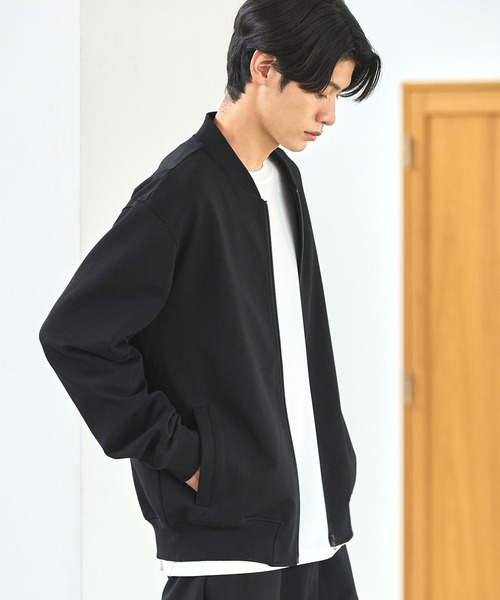 ESSENTIALS WARDROBE(エッセンシャルワードローブ)の「コットンポンチMA-1ブルゾン(MA-1・メンズ・ブラック/ホワイト/ライトグレー・XL/S/M/L)」の17枚目の写真