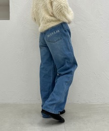 favclo. | BACK LOGO STRAIGHT DENIM PANTS / バックロゴストレートデニムパンツ(デニムパンツ)