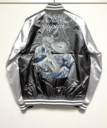 BEATJIVE（ビートジャイブ）の「スカジャン スーベニアジャケット ブルゾン レディース 銀龍（スカジャン）」