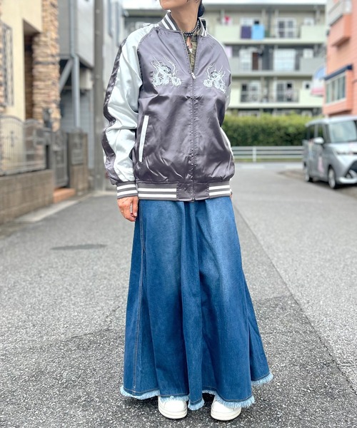 BETTYS BLUE スカジャン BETTY'S BLUE - BETTY'S BLUE BOY スタジャンの通販 by だだっ