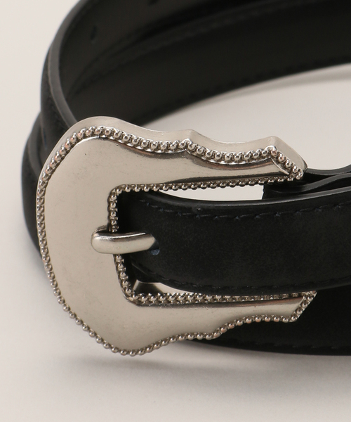 B.C STOCK(ベーセーストック)の「シルバーウエスタンバックルベルト(ベルト・レディース・ブラウン/ブラック・FREE)」の14枚目の写真