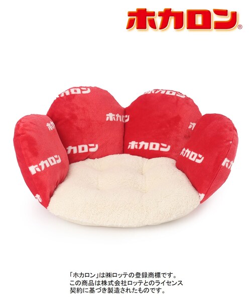 SHOO・LA・RUE(シューラルー)の「WEB限定【ホカロン】ペット用クッションにもなる腰あてクッション(クッション/クッションカバー・レディース・レッド系1・00)」の1枚目の写真