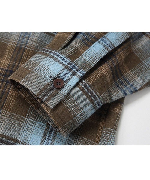 Ressaca(レサーカ)の「オーバーサイズチェック柄シャツ(シャツ/ブラウス・メンズ・ピンク/ブルー・XL/L/M)」の8枚目の写真