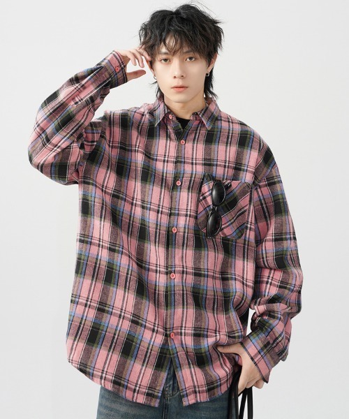 RESOUND CLOTHING チェック柄長袖シャツ RESOUND CLOTHING / リサウンドクロージング オーバー