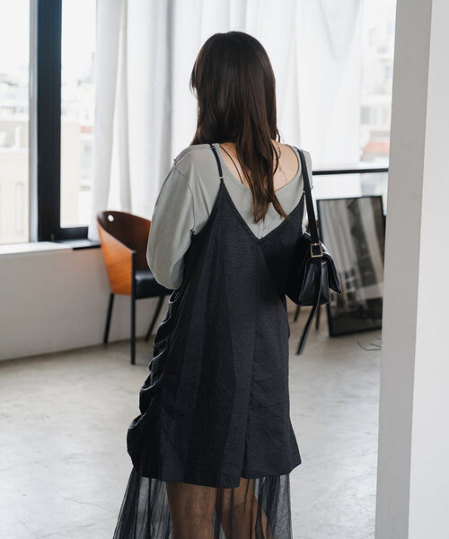 Kastane（カスタネ）の「*【前後2WAY/オケージョンドレス/結婚式】ミニ