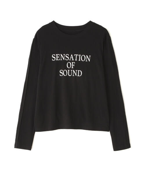 FREE'S MART(フリーズマート)の「◆シンプルロゴロンT(Tシャツ/カットソー・レディース・ホワイト/ブラック・FREE)」の3枚目の写真