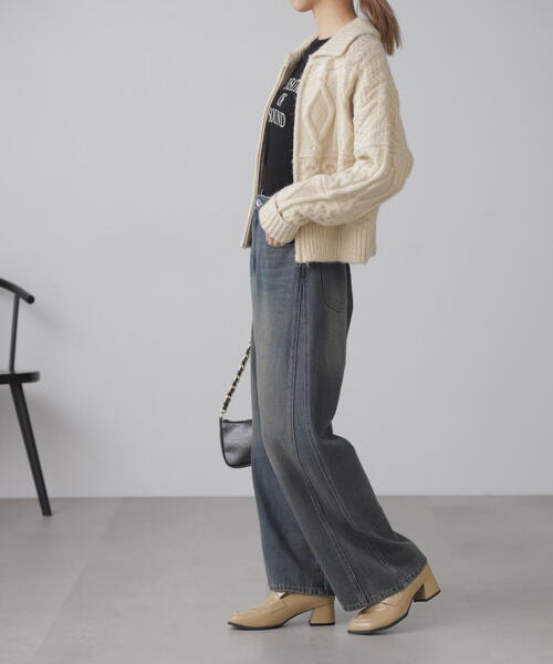 FREE'S MART(フリーズマート)の「◆シンプルロゴロンT(Tシャツ/カットソー・レディース・ホワイト/ブラック・FREE)」の9枚目の写真