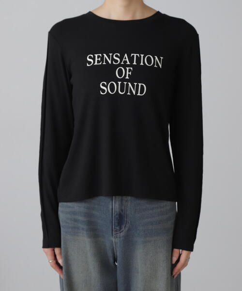 FREE'S MART(フリーズマート)の「◆シンプルロゴロンT(Tシャツ/カットソー・レディース・ホワイト/ブラック・FREE)」の10枚目の写真