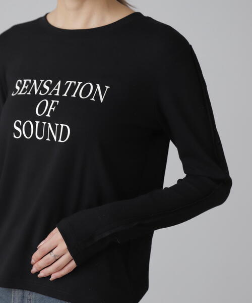 FREE'S MART(フリーズマート)の「◆シンプルロゴロンT(Tシャツ/カットソー・レディース・ホワイト/ブラック・FREE)」の14枚目の写真