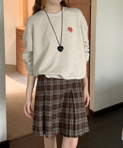 HALEY PESCA（ヘーリーペスカ）の「HALEY PESCA/ギークチェック　ミディアムプリーツスカート（スカート・レディース・ブラック/ブルー/ブラウン・MEDIUM/SMALL）」の13枚目の写真