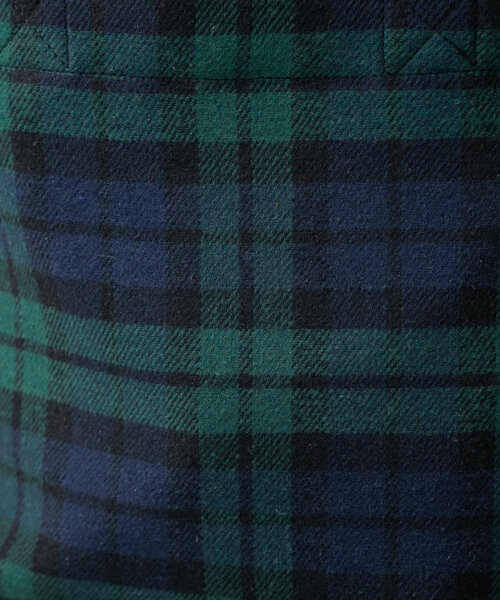 CUISINE HABITS（クイジーヌハビッツ）の「HORIZONTAL CHECK TOTE（トートバッグ・レディース・グリーン・0）」の11枚目の写真