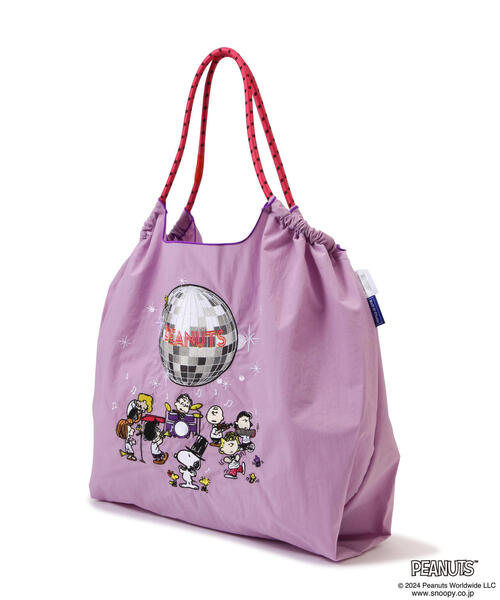 B'2nd（ビーセカンド）の「Ball&Chain(ボールアンドチェーン) Peanuts MIRROR BALL/Lサイズ（トートバッグ