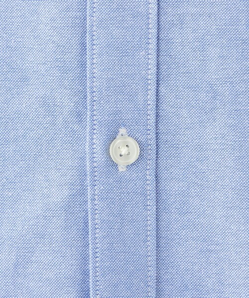 green label relaxing（グリーンレーベルリラクシング）の「オックスシャツ ロングスリーブ / キッズ 140cm-160cm（シャツ/ブラウス・キッズ・オフホワイト/ライトブルー・140cm/150cm/160cm）」の22枚目の写真