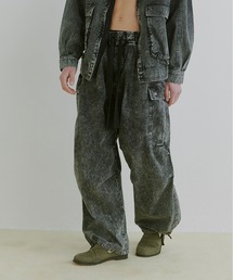COLIN | COLIN:SULFUR TWILL WIDE CARGO PANTS/硫化染めツイル WIDEカーゴパンツ(カーゴパンツ)