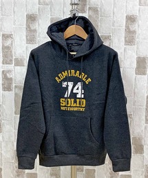 DONSMOKE パーカー スウェット アメカジ プリント ゆったり パーカー プリント アメカジ メンズ 裏起毛 スウェット 起毛