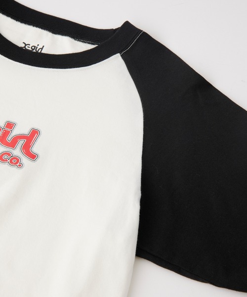 tシャツ Logo Raglan L/S Tee レディース Heart Logo Thermal Raglan Sleeve T-shirt/ハートロゴ ワン