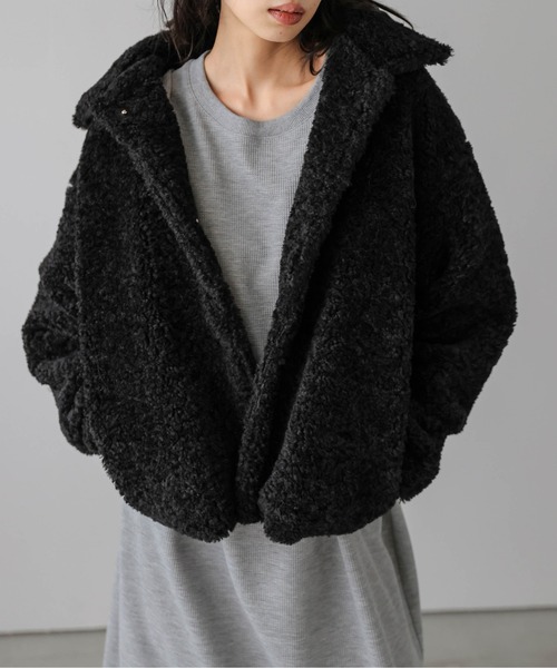 セール】ボアジャケット（ブルゾン）｜La-gemme（ラジェム）の