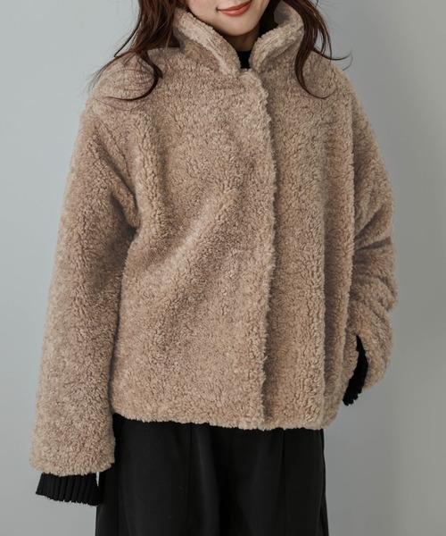 セール】ボアジャケット（ブルゾン）｜La-gemme（ラジェム）の