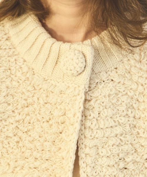 sea and shells by pairmanon(シーアンドシェルズバイペアマノン)の「【sea and shells by pairmanon】ループニット ベスト(その他ベビーウェア・キッズ・ブラウン/アイボリー/ブルー・90/110/100/80)」の5枚目の写真