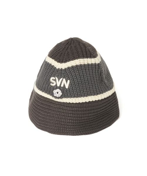 STUDIO SEVEN（スタジオ セブン）の「ZOZO Limited Flower Point Knit Hat 【STUDIOSEVEN/スタジオセブン】（ハット・メンズ・ブラウン/ブラック/アイボリー/グレー・FREE）」の4枚目の写真