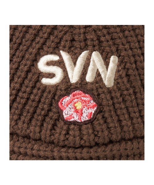 STUDIO SEVEN（スタジオ セブン）の「ZOZO Limited Flower Point Knit Hat 【STUDIOSEVEN/スタジオセブン】（ハット・メンズ・ブラウン/ブラック/アイボリー/グレー・FREE）」の6枚目の写真