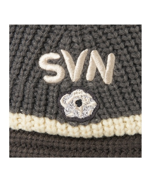 STUDIO SEVEN（スタジオ セブン）の「ZOZO Limited Flower Point Knit Hat 【STUDIOSEVEN/スタジオセブン】（ハット・メンズ・ブラウン/ブラック/アイボリー/グレー・FREE）」の8枚目の写真