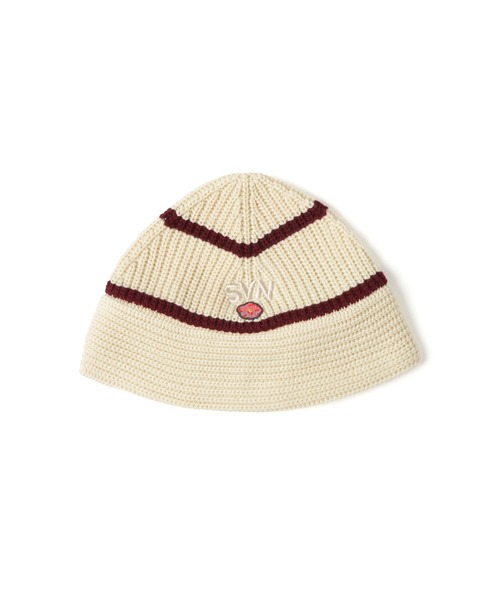 STUDIO SEVEN（スタジオ セブン）の「ZOZO Limited Flower Point Knit Hat 【STUDIOSEVEN/スタジオセブン】（ハット・メンズ・ブラウン/ブラック/アイボリー/グレー・FREE）」の12枚目の写真