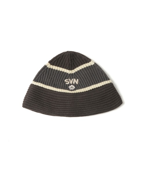STUDIO SEVEN（スタジオ セブン）の「ZOZO Limited Flower Point Knit Hat 【STUDIOSEVEN/スタジオセブン】（ハット・メンズ・ブラウン/ブラック/アイボリー/グレー・FREE）」の13枚目の写真