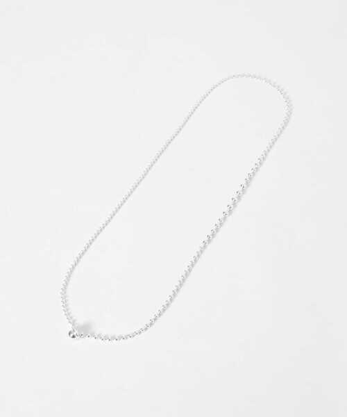 SMELLY(スメリー)の「グラデーションボールチェーンネックレス(ネックレス・レディース・シルバー・-)」の5枚目の写真