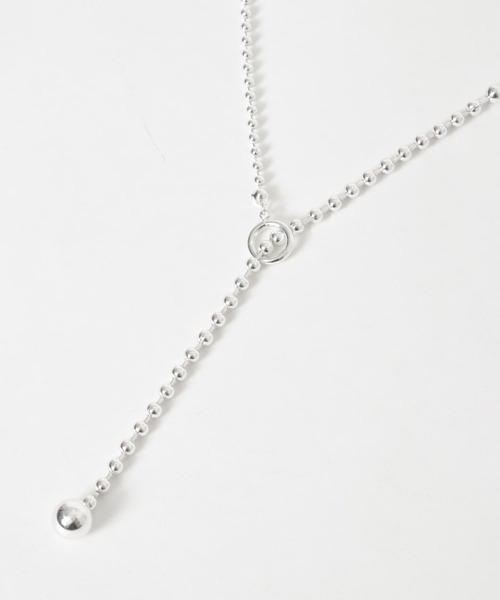 SMELLY(スメリー)の「グラデーションボールチェーンネックレス(ネックレス・レディース・シルバー・-)」の6枚目の写真