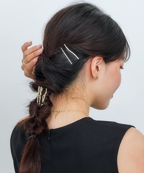 Heartdance（ハートダンス）の「ニュアンスメタルヘアピンセット（ヘアピン・レディース・シルバー/ゴールド・FREE）」の12枚目の写真