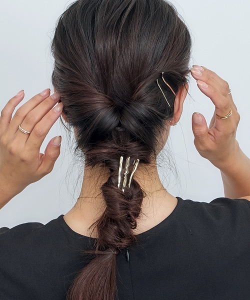 Heartdance（ハートダンス）の「ニュアンスメタルヘアピンセット（ヘアピン・レディース・シルバー/ゴールド・FREE）」の13枚目の写真