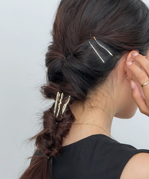 Heartdance（ハートダンス）の「ニュアンスメタルヘアピンセット（ヘアピン・レディース・シルバー/ゴールド・FREE）」の14枚目の写真