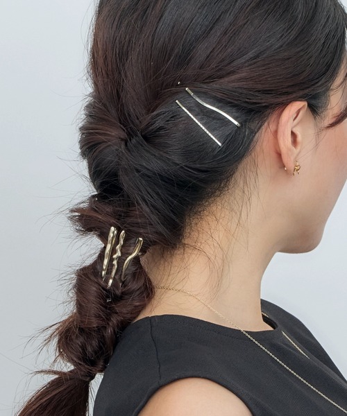 Heartdance（ハートダンス）の「ニュアンスメタルヘアピンセット（ヘアピン・レディース・シルバー/ゴールド・FREE）」の11枚目の写真