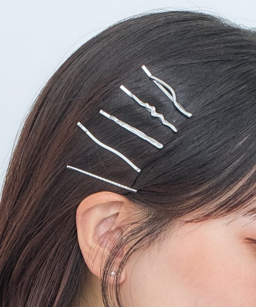 Heartdance（ハートダンス）の「ニュアンスメタルヘアピンセット（ヘアピン・レディース・シルバー/ゴールド・FREE）」の6枚目の写真