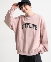 RAGEBLUE | アソートワッペン刺繍/カレッジプリント裏毛スウェット(Tシャツ/カットソー)