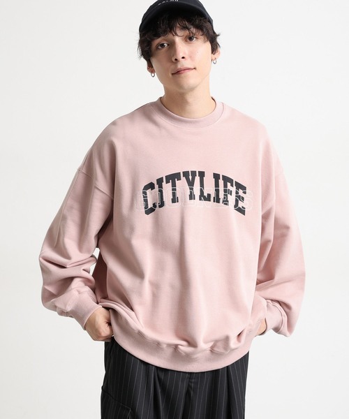 RAGEBLUE(レイジブルー)の「アソートワッペン刺繍/カレッジプリント裏毛スウェット(Tシャツ/カットソー・メンズ・ネイビー/ピンク/ホワイト/ブラック・MEDIUM/LARGE)」の15枚目の写真