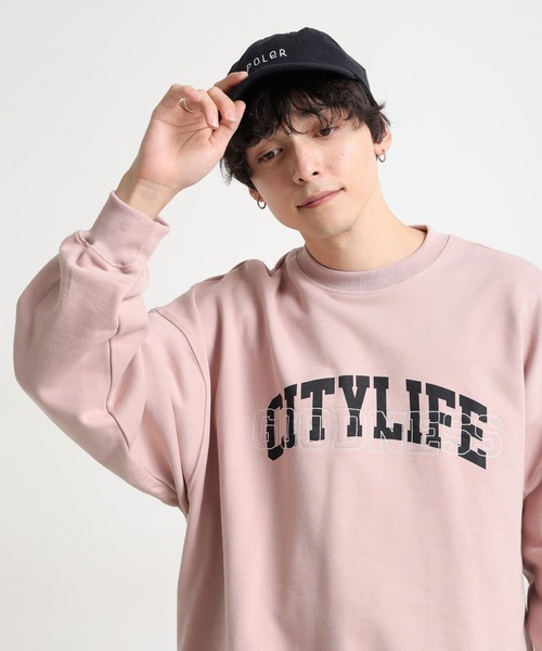 RAGEBLUE(レイジブルー)の「アソートワッペン刺繍/カレッジプリント裏毛スウェット(Tシャツ/カットソー・メンズ・ネイビー/ピンク/ホワイト/ブラック・MEDIUM/LARGE)」の17枚目の写真