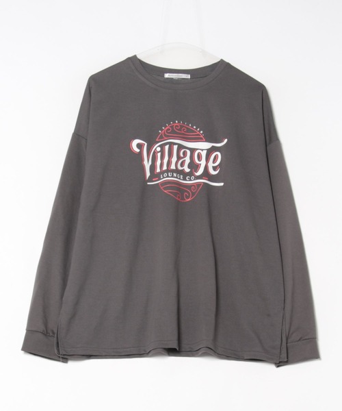 Asterellivi(アステレリビ)の「ロゴロングTシャツ(Tシャツ/カットソー・レディース・ダークグレー/イエロー/ホワイト・FREE)」の9枚目の写真