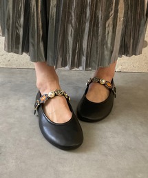 ★美品★jeffrey campbell クロコ型押しパンプス ブラック 本革/軽量/264g】厚底サイドステッチシューズ ALL BLACK