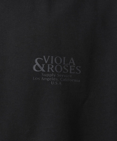 【VIOLA&ROSES】別注裏毛ロゴスウェット（スウェット）｜VIOLA&ROSES（ヴィオラアンドローゼズ）