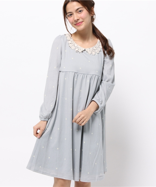 Earth Music Ecology アースミュージックアンドエコロジー の ドットプリントワンピース ワンピース Wear