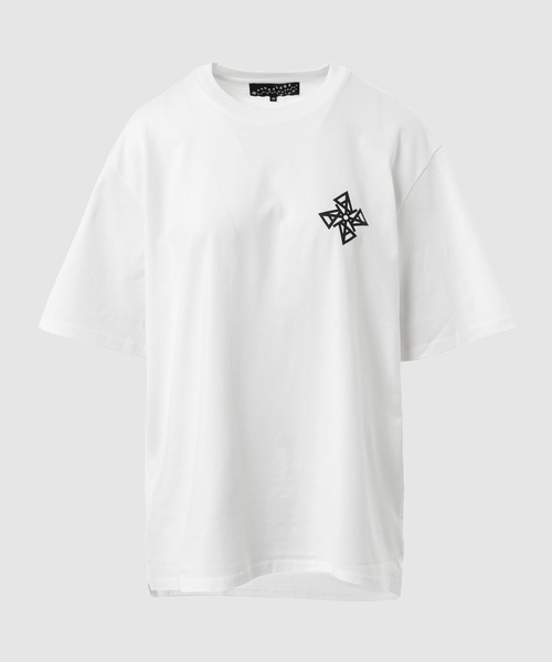 ANREALAGE(アンリアレイジ)の「WIND AZ LOGO T-SHIRTS(Tシャツ/カットソー・メンズ・ホワイト/ブラック・48/46/38)」の1枚目の写真