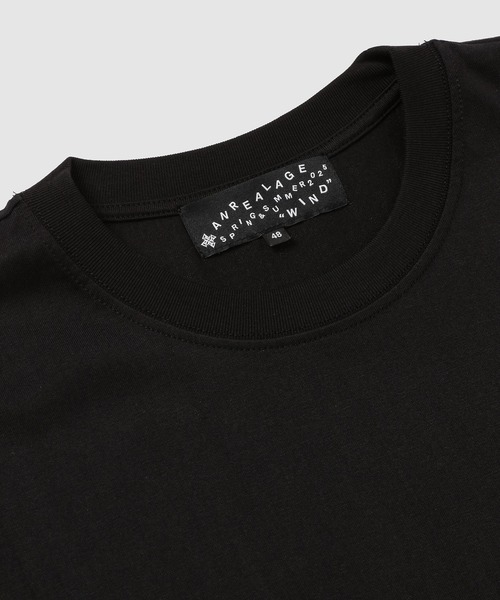 ANREALAGE(アンリアレイジ)の「WIND AZ LOGO T-SHIRTS(Tシャツ/カットソー・メンズ・ホワイト/ブラック・48/46/38)」の4枚目の写真