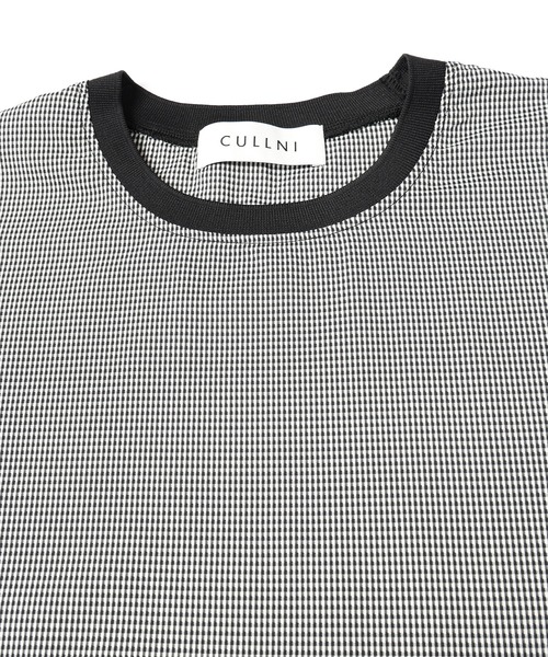 セール】Sheer Check Cloth Drawstring Pullover（Tシャツ