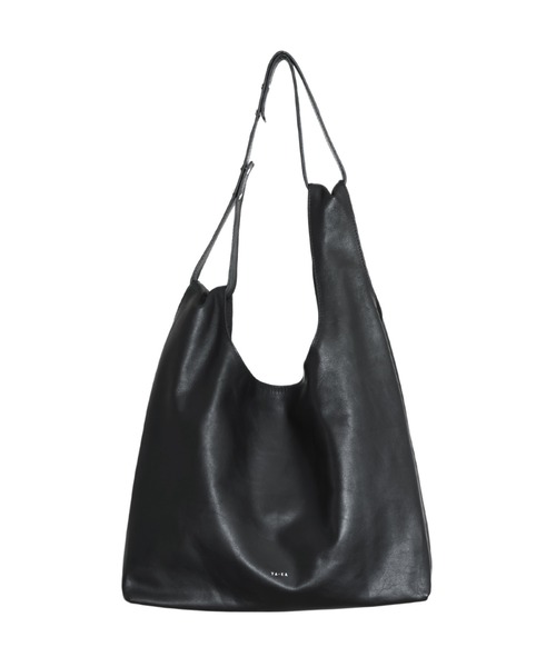 YArKA（ヤーカ）の「【YArKA/ヤーカ】 real leather 2way design marche  bag [wam5] / リアルレザー２ウェイデザインマルシェバッグ（トートバッグ・レディース・ブラック・FREE）」の4枚目の写真